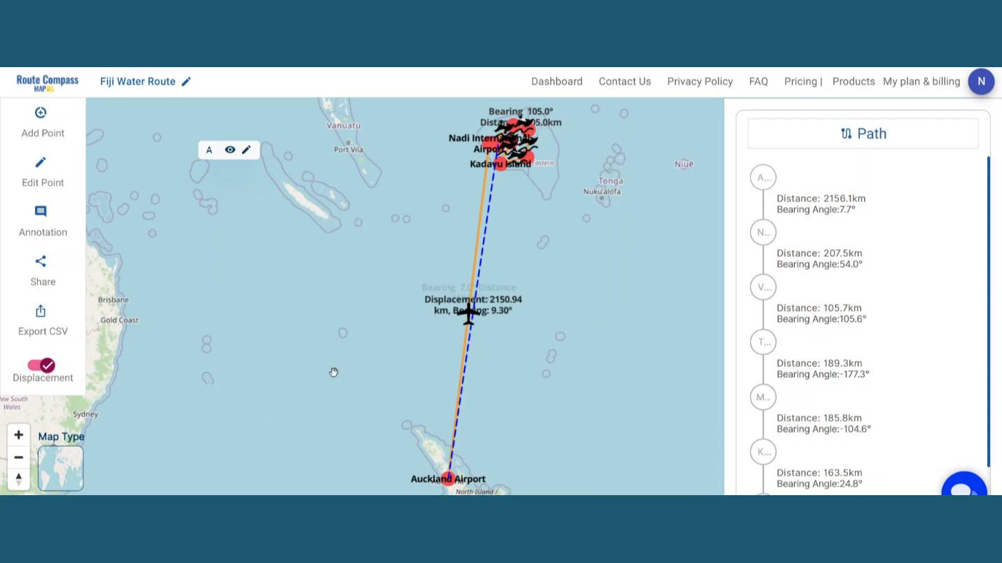 Plan Efficient Water Navigation Routes with Route compass