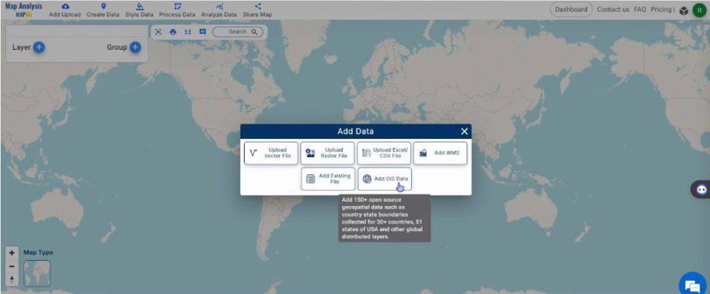 Add GIS Data - Create a Map to find suitable sites for constructing a new house