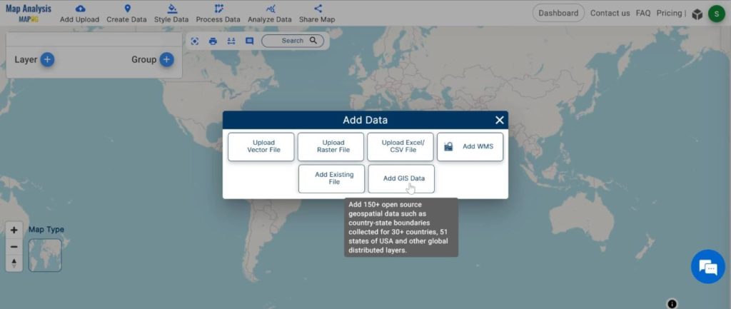 Creating Travel Guides: Mapping Your Journey with GIS : Add GIS Data