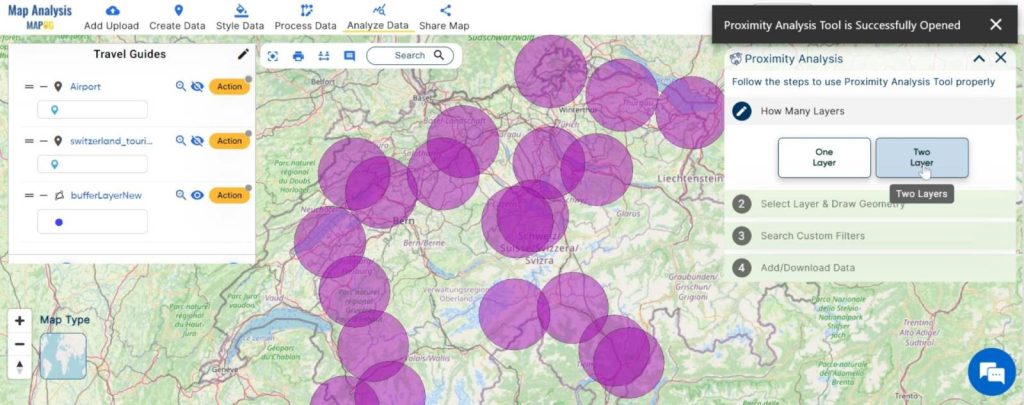 Creating Travel Guides: Mapping Your Journey with GIS: Proximity analysis