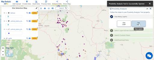 Spatial Analysis for Property Location