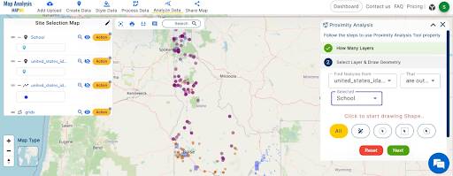 Spatial Analysis for Property Location