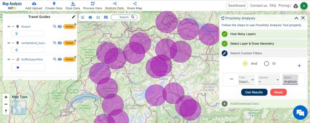 Creating Travel Guides: Mapping Your Journey with GIS: Set the field and option