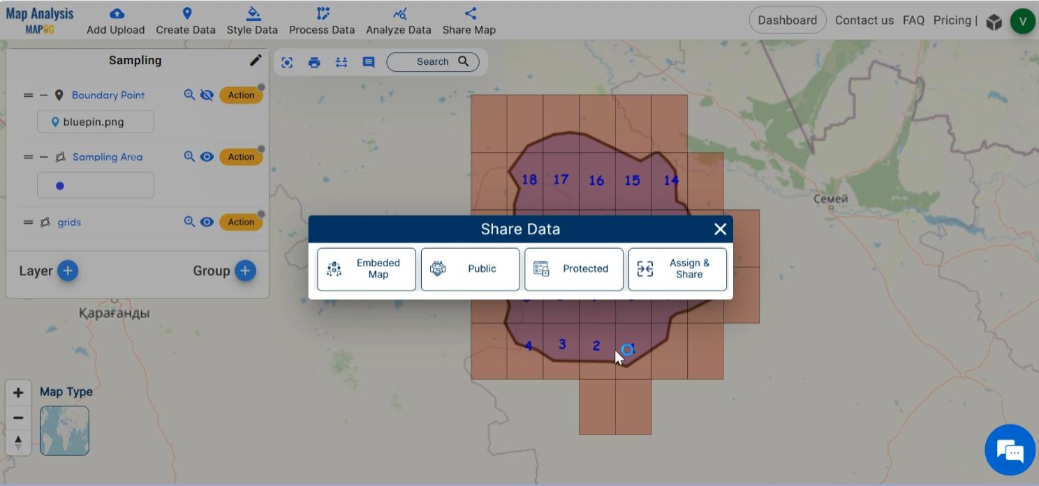 GIS Tools for Creating Maps: Grid Sampling in Mineral Exploration - MAPOG