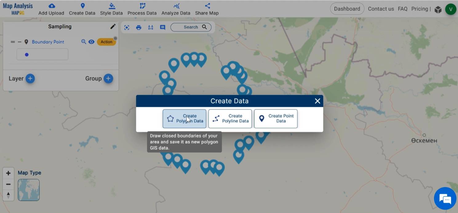 GIS Tools for Creating Maps: Grid Sampling in Mineral Exploration - MAPOG