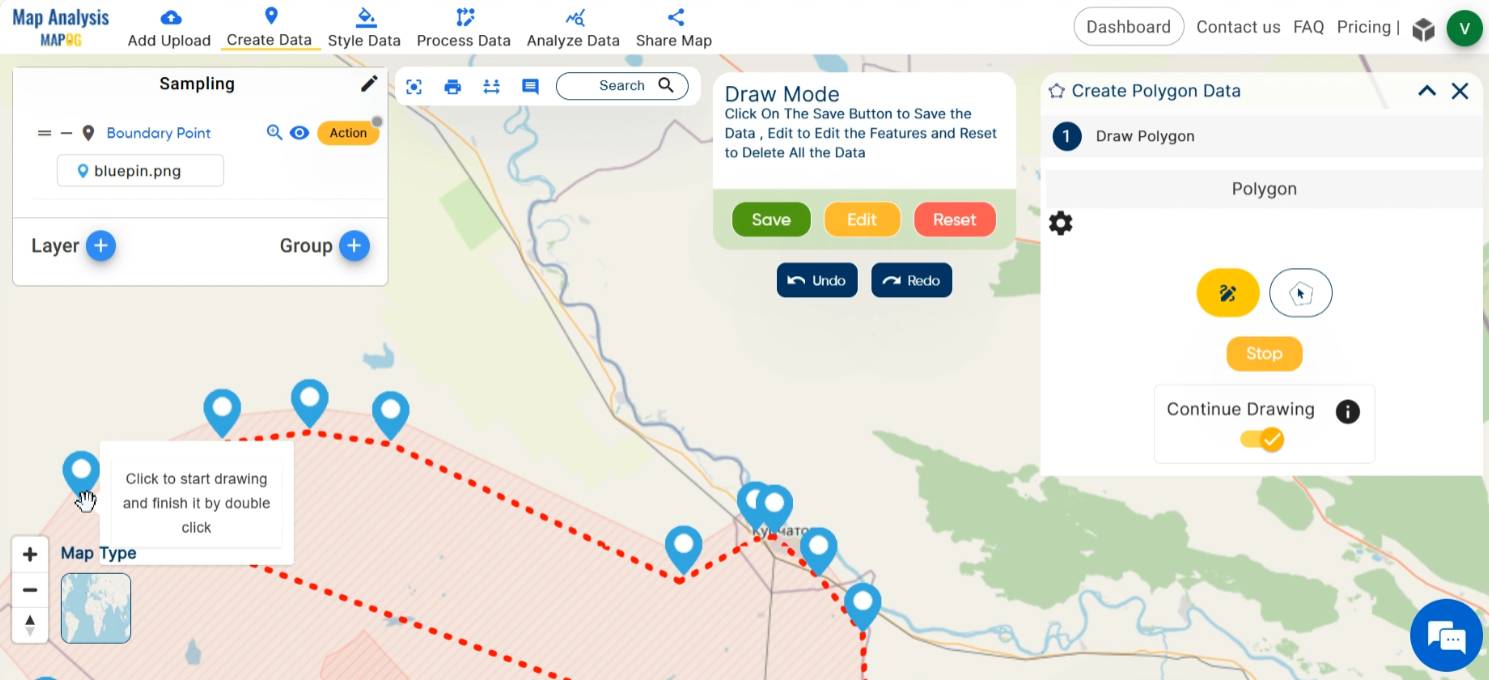 GIS Tools for Creating Maps: Grid Sampling in Mineral Exploration - MAPOG