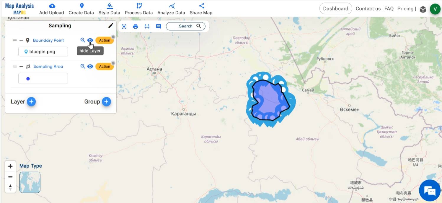 GIS Tools for Creating Maps: Grid Sampling in Mineral Exploration - MAPOG