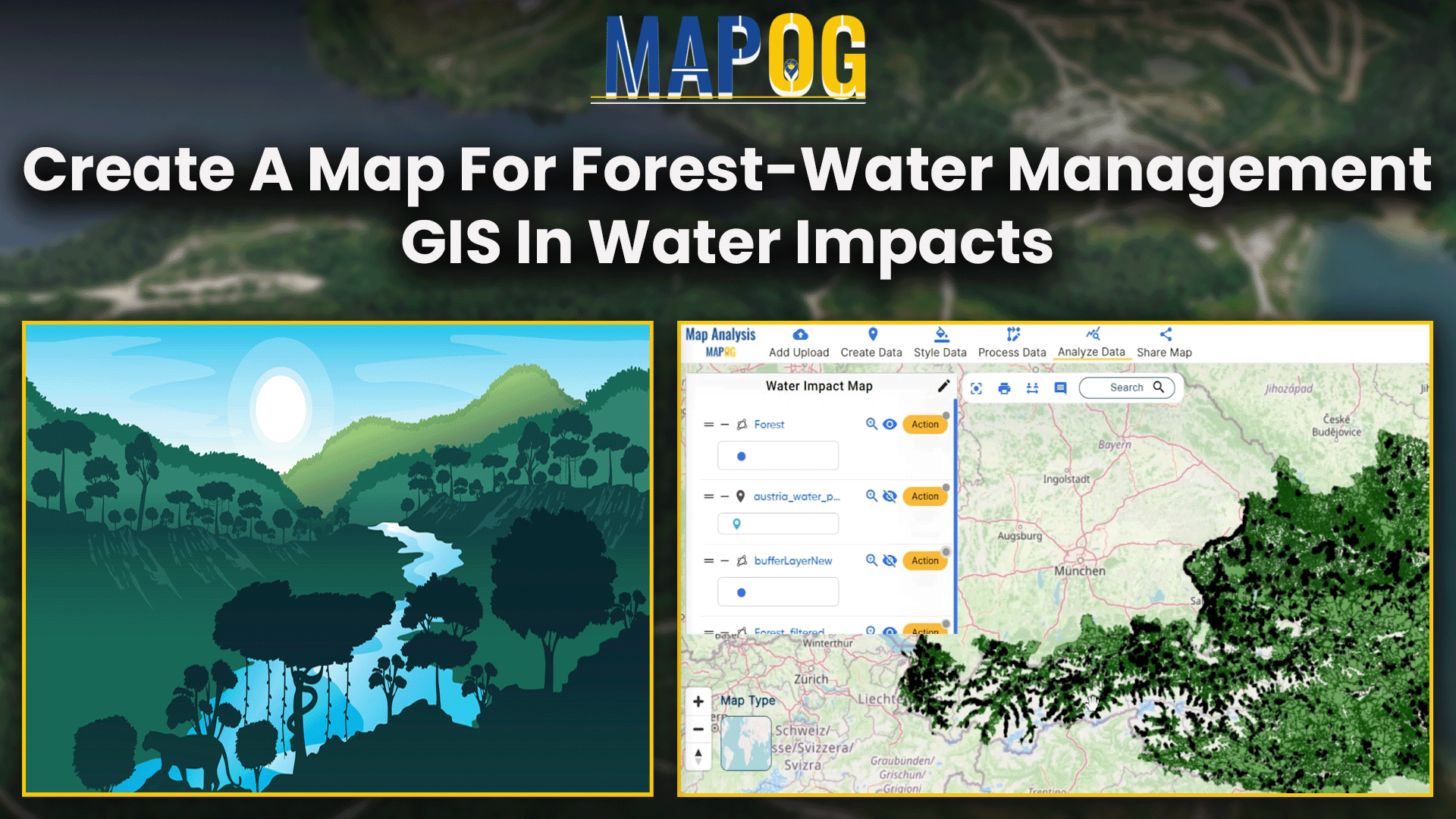 Create A Map For Forest-Water Management: GIS in Water Impacts