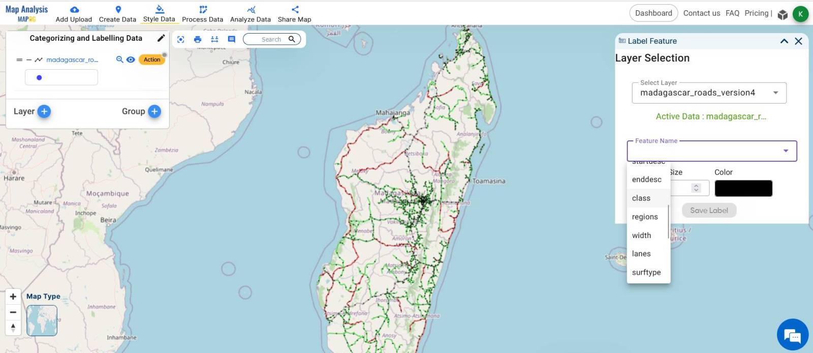 Categorizing and Labeling Road Networks for Accurate Road Maps - MAPOG