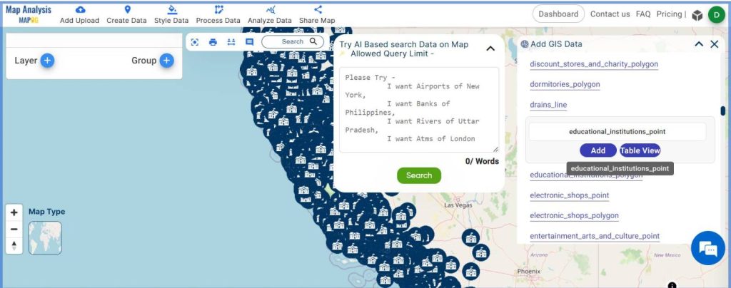 Educational Sector Mapping: Utilizing Category Style