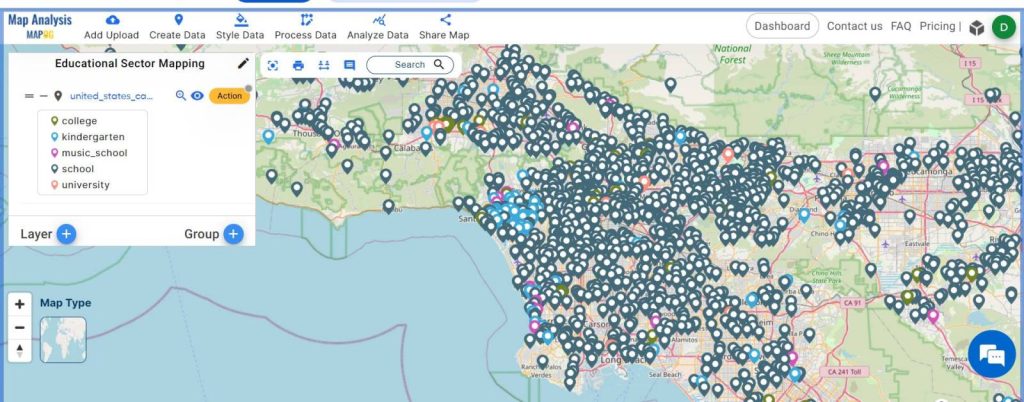 Educational Sector Mapping: Utilizing Category Style