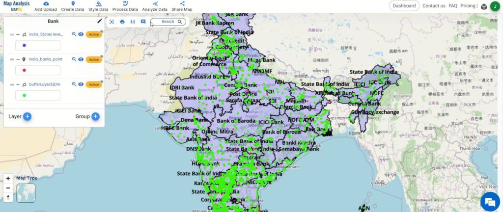 Result- Bank Branch Location Optimization