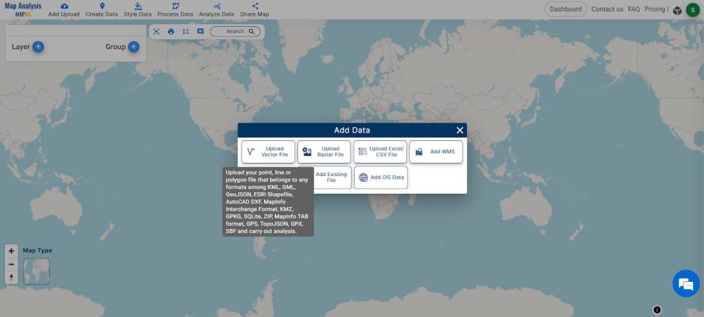 Upload Vector File - Mapping Soil Resources