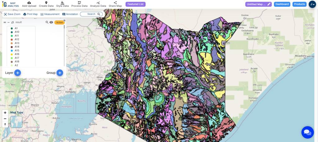 Category style - Mapping Soil Resources