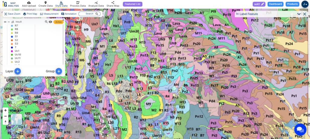 Result - Precision Agriculture: Mapping Soil Resources