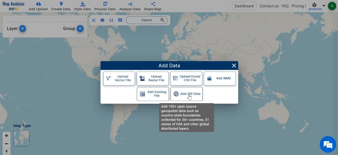 Create a map and embed on your website - MAPOG