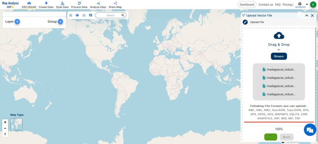 Industrial Land Area Management Using Grid Tool