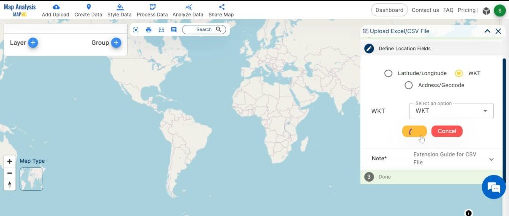 Creating Quantity Style Map: Styling Natural Wealth: WKT