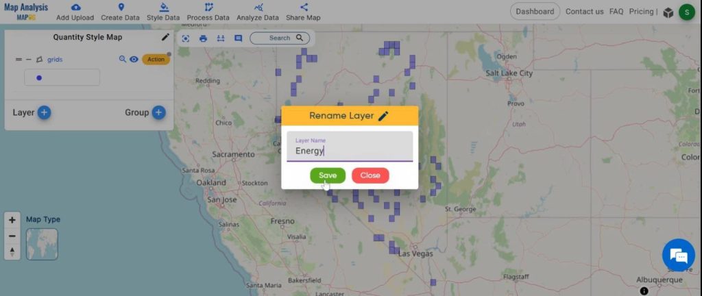 Creating Quantity Style Map: Styling Natural Wealth: rename the layer