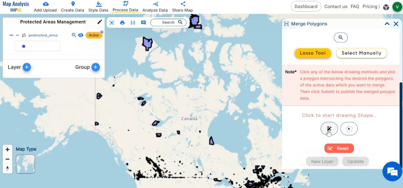 Mastering the Merge Polygon Tool: Simplifying Protected Areas ...