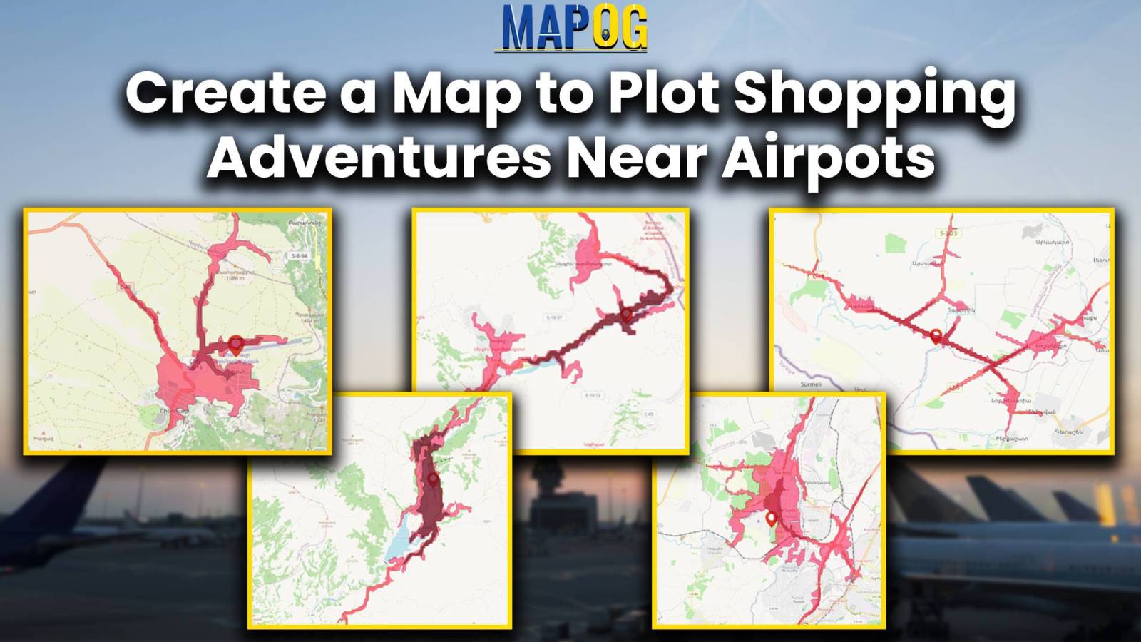 Airport Shopping Isochrone: Find Stores Within Your Time Frame