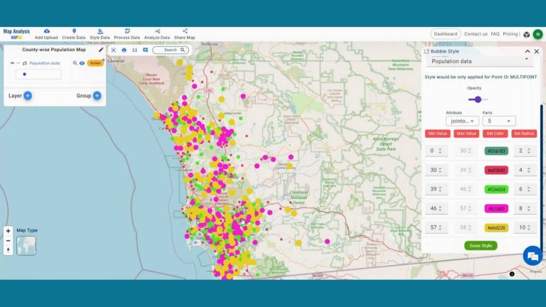 Thematic Mapping for Data Analysis: Visualizing Trends with Bubble Maps ...