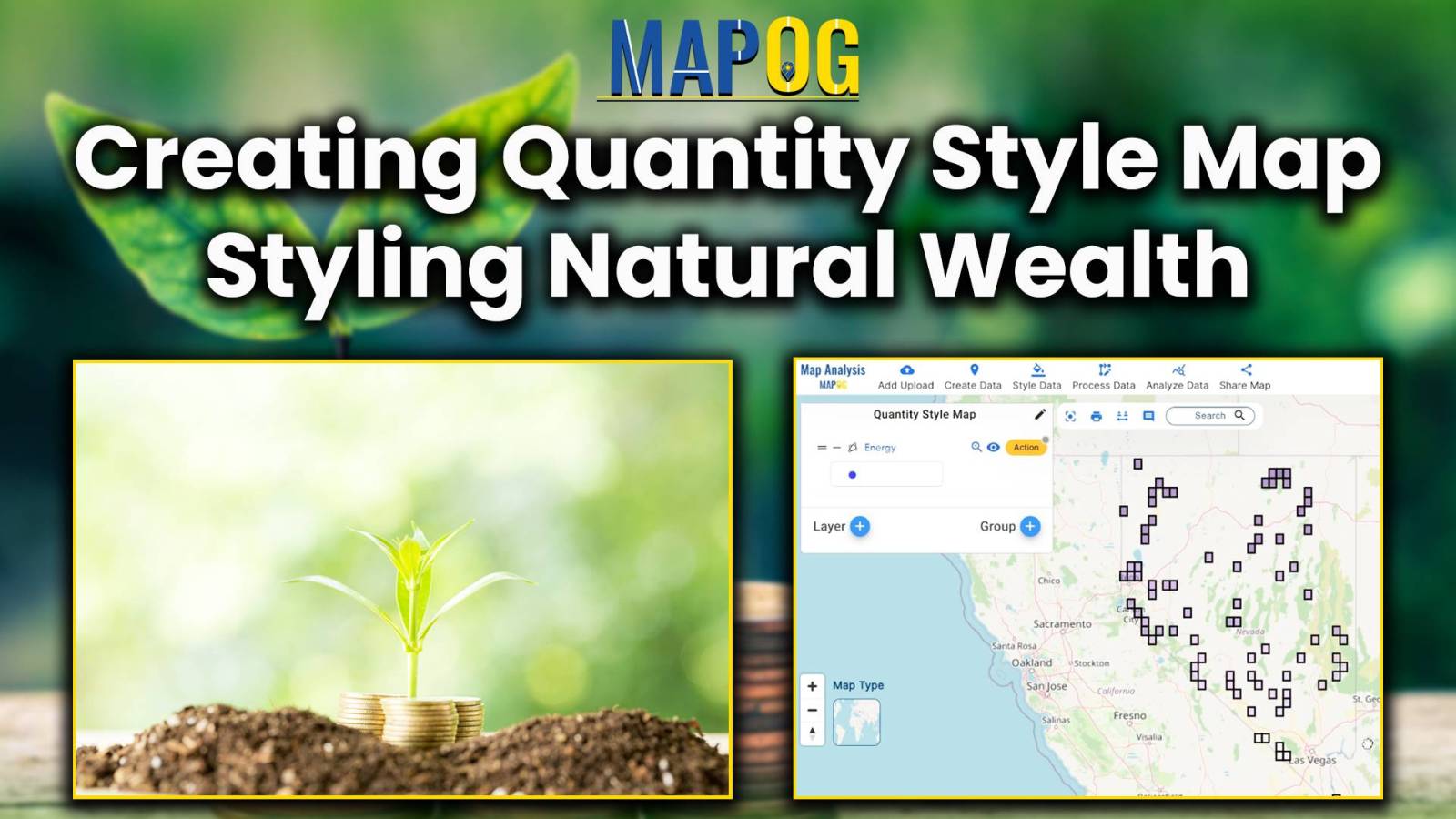 Creating Quantity Style Map: Styling Natural Wealth
