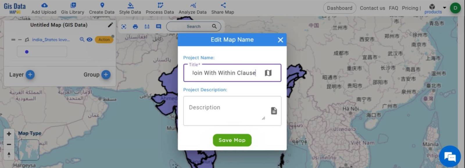 Create new Gis data map using Spatial Join features within boundaries ...