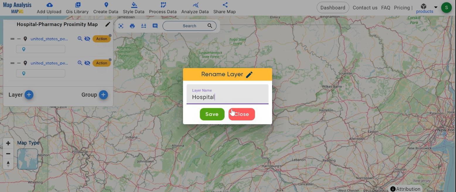 Mapping Hospital-Pharmacy Proximity: A GIS Map Analysis - MAPOG