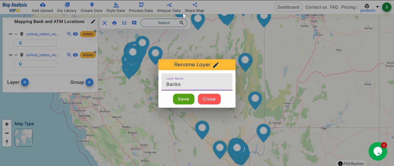 Creating GIS Maps for Optimizing Bank Branch and ATM Locations with ...