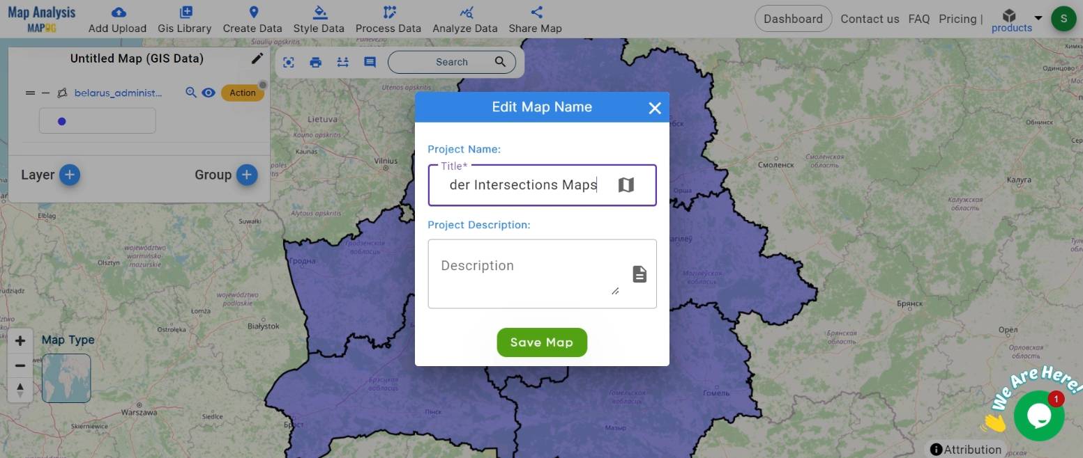 Creating Border Intersections on Maps: Provincial Boundaries - MAPOG