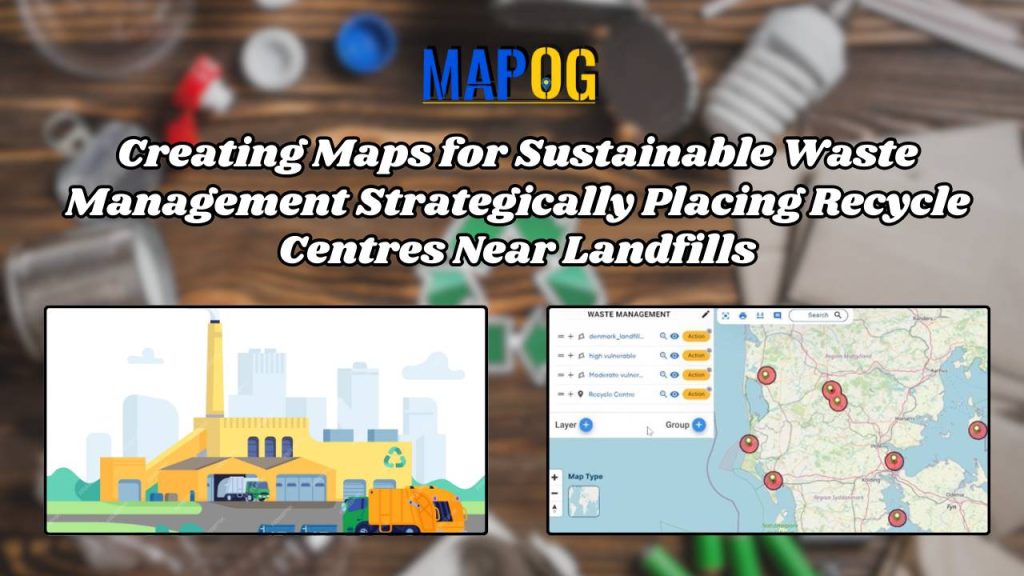 Creating Maps for Sustainable Waste Management: Strategically Placing Recycle Centres Near Landfills