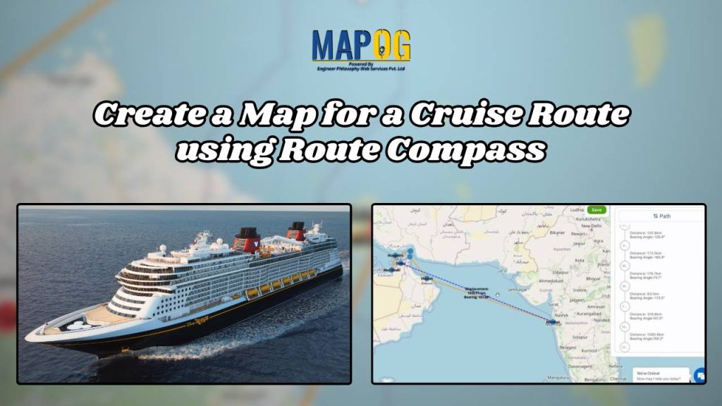 Create a Map for a Cruise Route using Route Compass