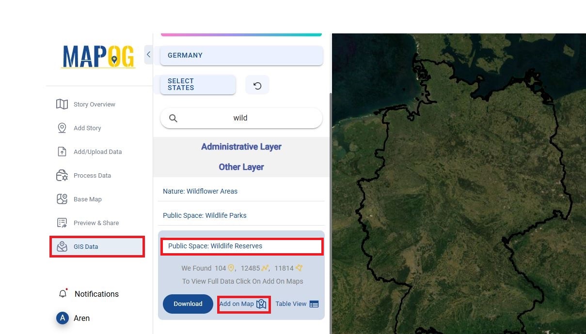 mapping Wildlife using gis