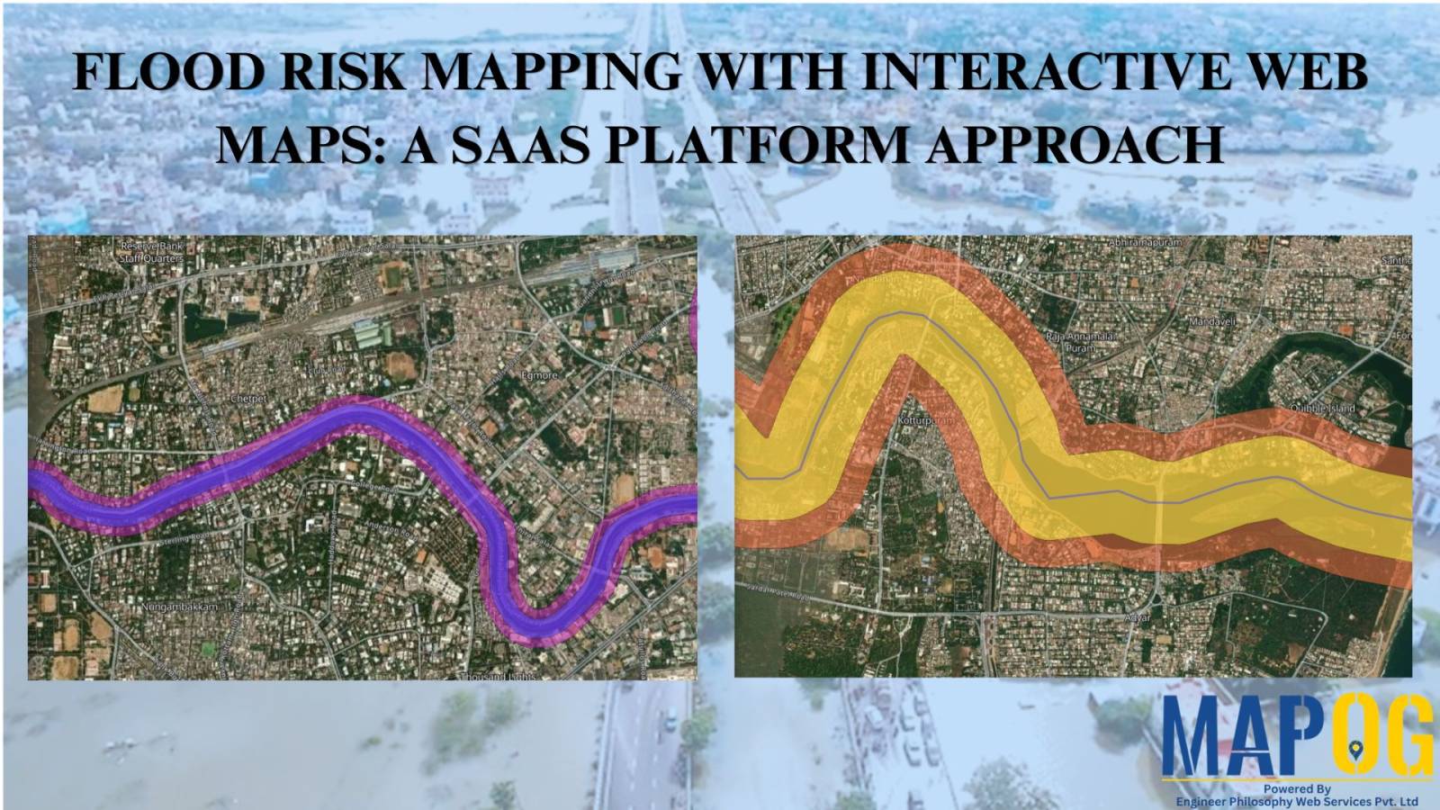 Flood Risk Mapping with Interactive Web Maps: A SaaS Platform Approach