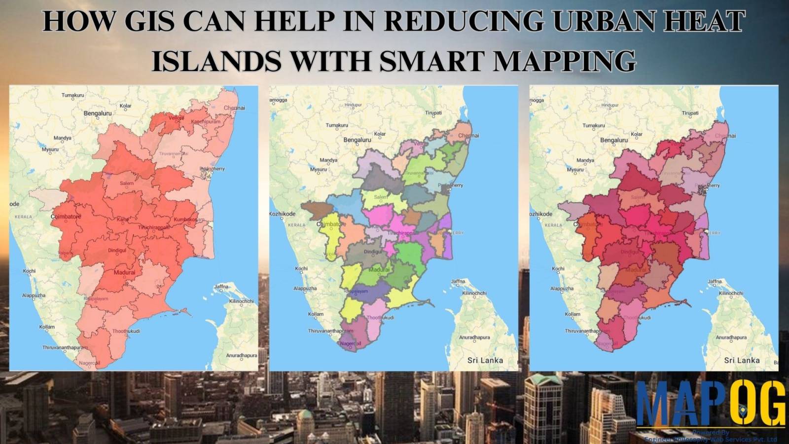 HOW GIS CAN HELP IN REDUCING URBAN HEAT ISLANDS WITH SMART MAPPING