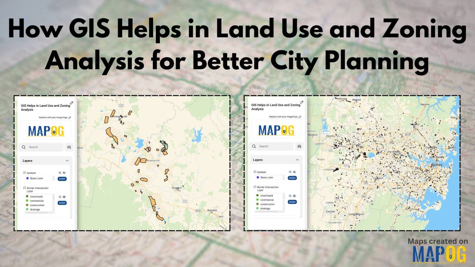 GIS in land use and zoning analysis for better city planning