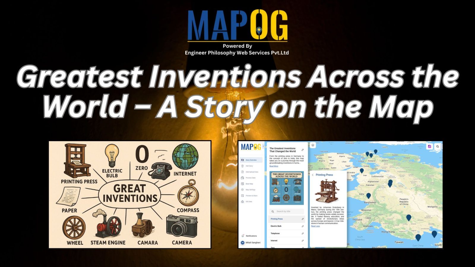Greatest Invention Across the World - A story Map