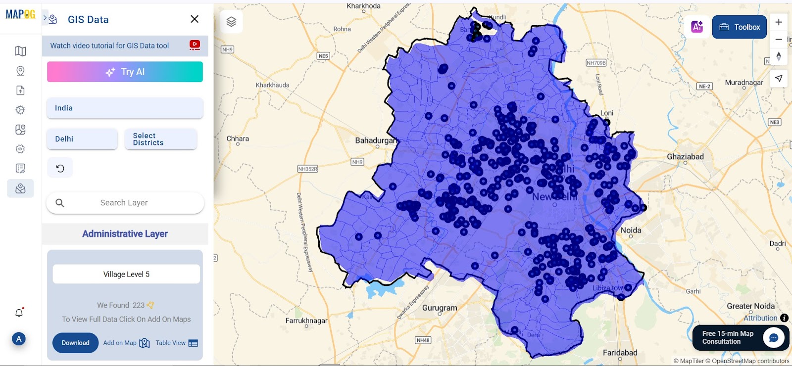 Ambulance Accessibility mapping