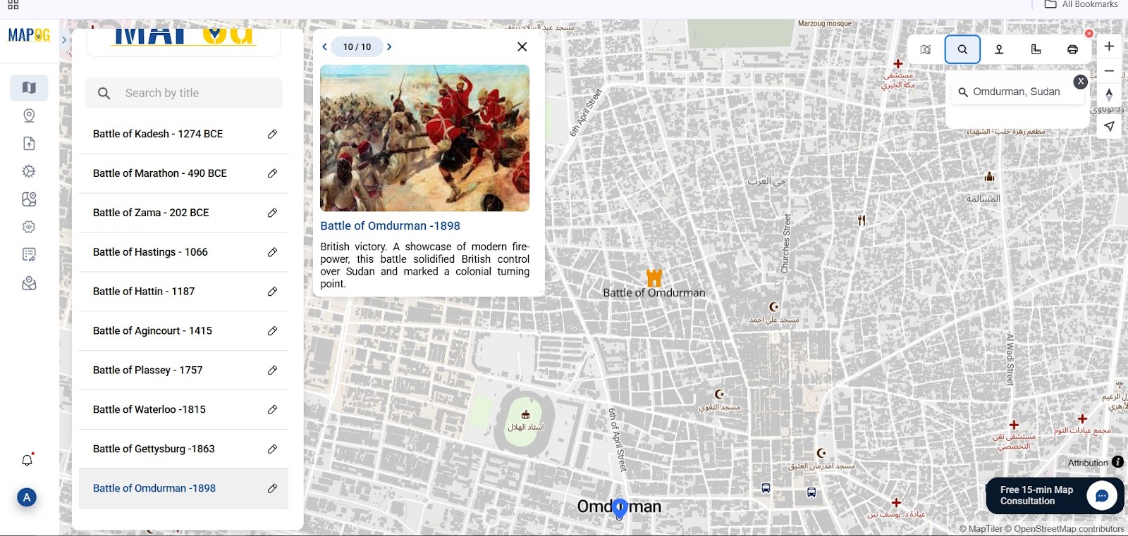 sites map