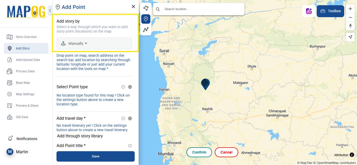 Mapping the Oldest Learning Centers by adding points on map