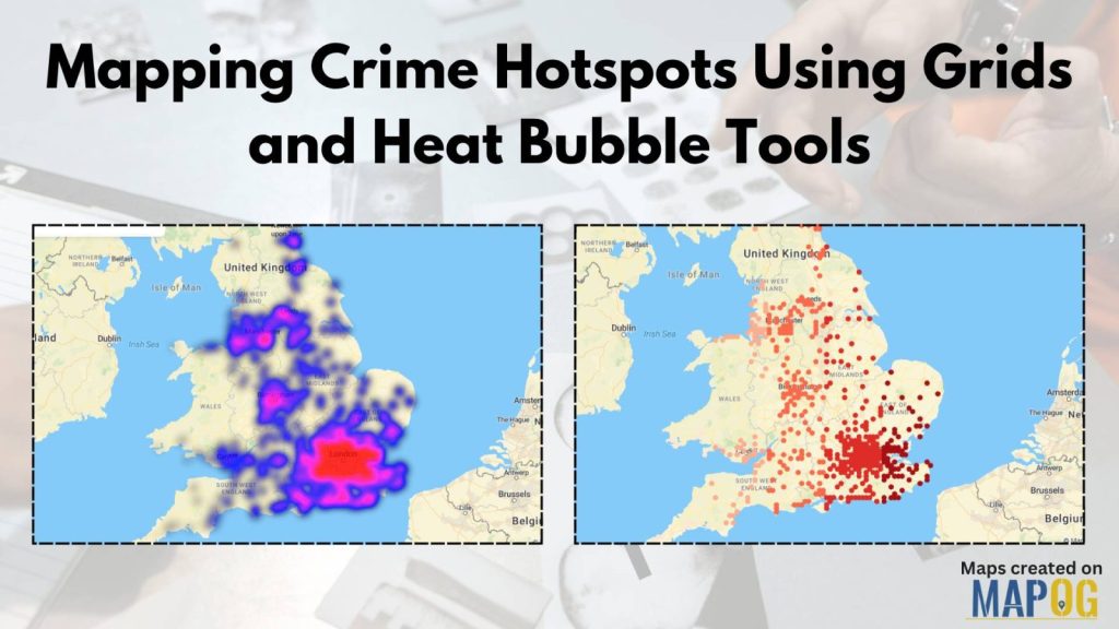 Mapping Crime Hotspots Using Grids and Heat Bubble Tools