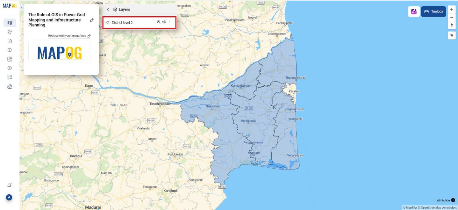 Powercor Infrastructure Map Power Grid and Infrastructure mapping and planning using GIS - MAPOG