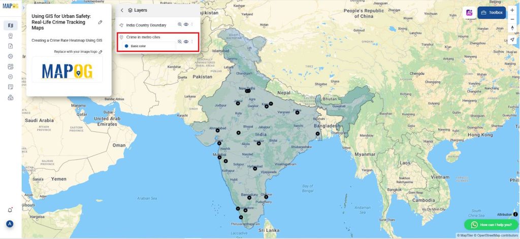 real-life crime tracking maps