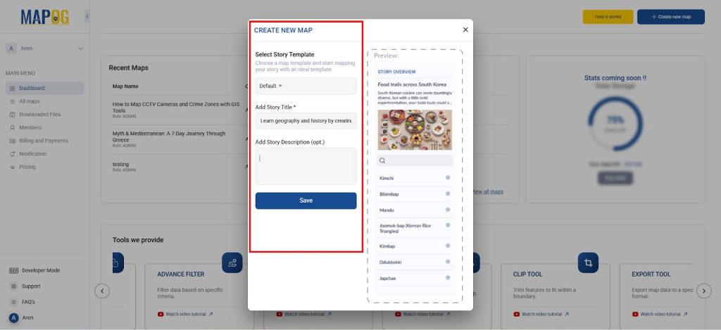 Adding Points Using MAPOG