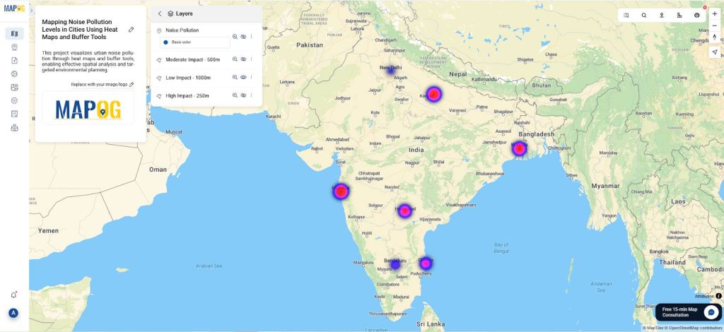 Mapping Noise Pollution Levels