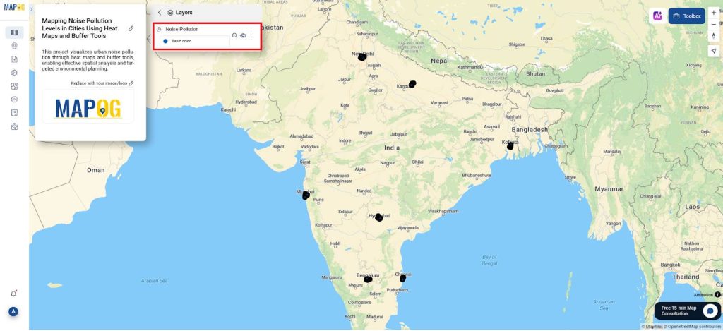 Mapping Noise Pollution Levels