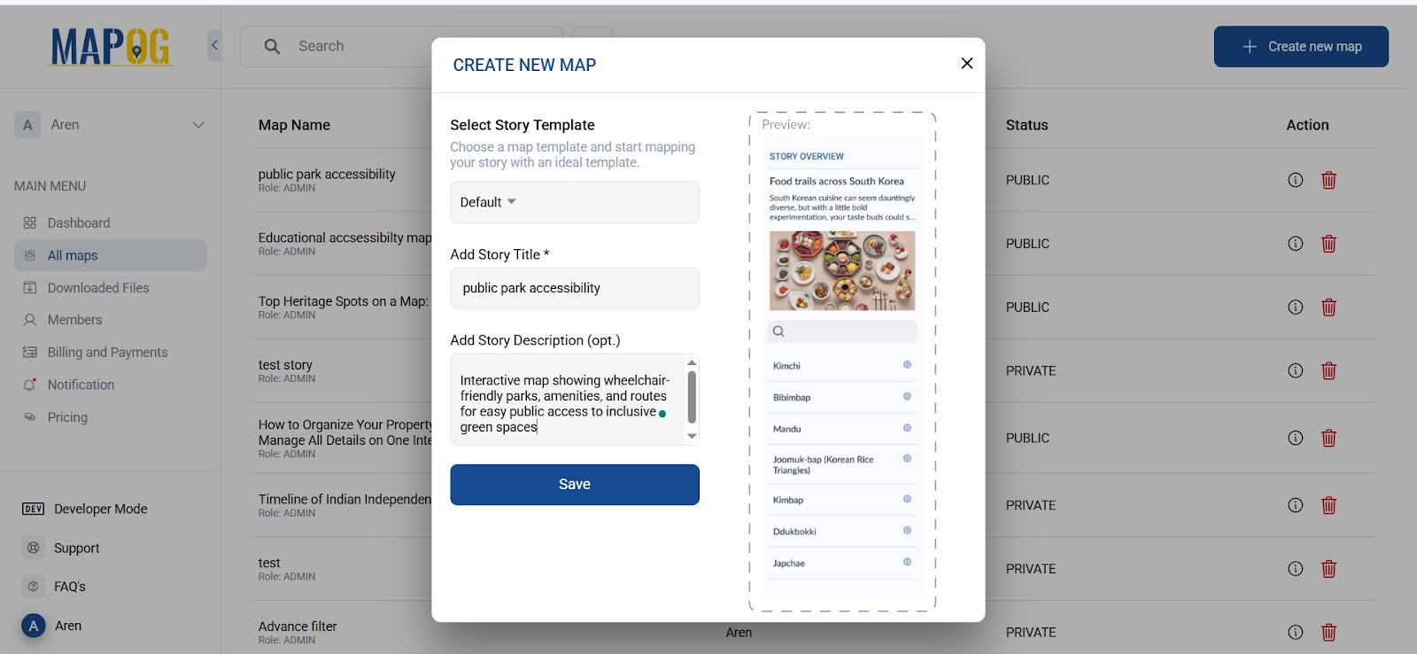 Create and Embed Live Maps on Your Story in Minutes