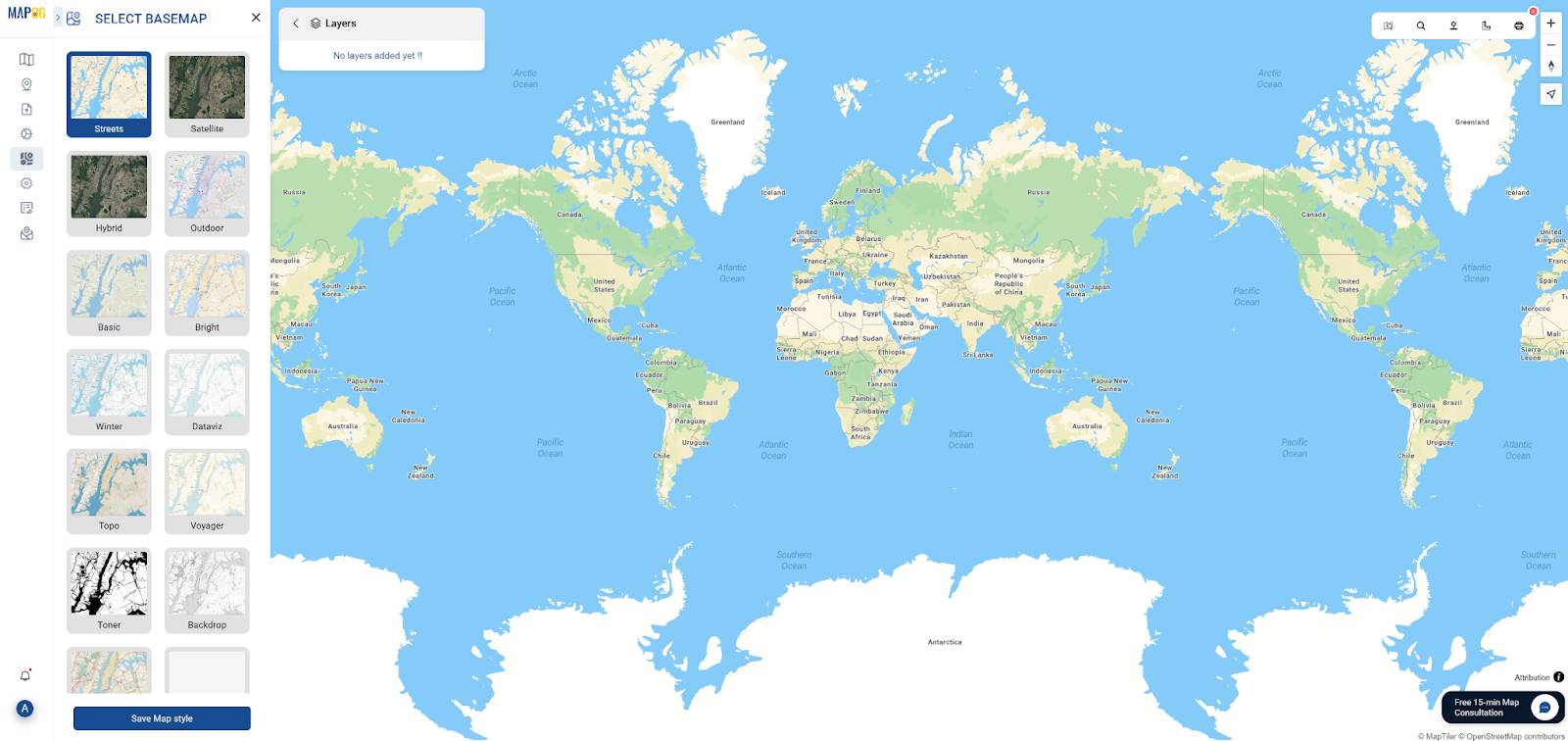 Procedure for the Story Map of Monuments using MAPOG interface