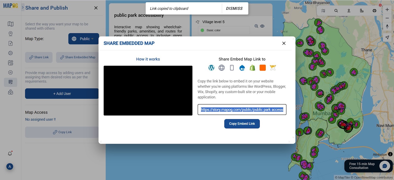 Create and Embed Live Maps on Your Story in Minutes